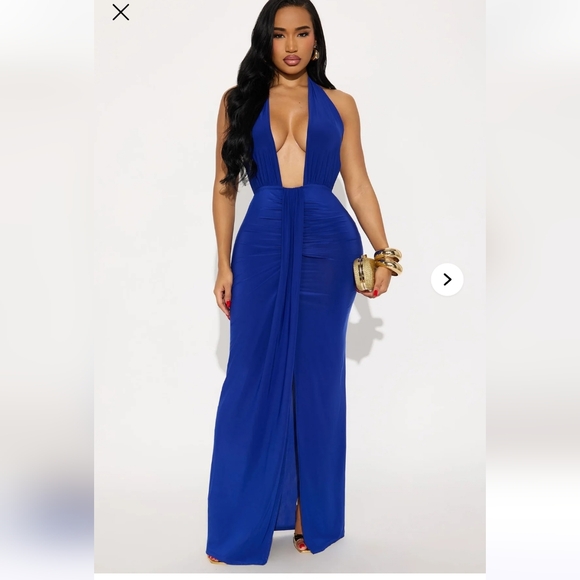 Fashion Nova Dresses & Skirts - Fashion Nova Royal Blue Backless Dress
